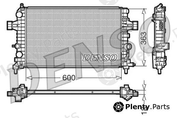 Denso DRM20103 — Radiator, engine cooling