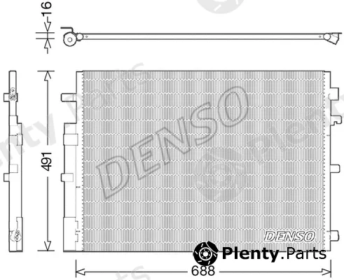 Denso DCN23050 — Condenser, air conditioning