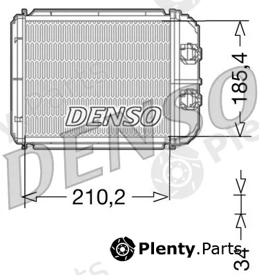 Denso DRR23014 — Heat Exchanger, interior heating