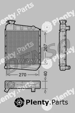 Denso DRM24030 — Radiator, engine cooling