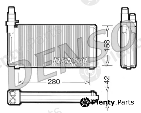 Denso DRR09020 — Heat Exchanger, interior heating