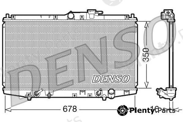 Denso DRM40020 — Radiator, engine cooling