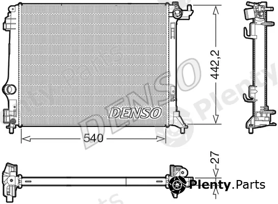Denso DRM23116 — Radiator, engine cooling
