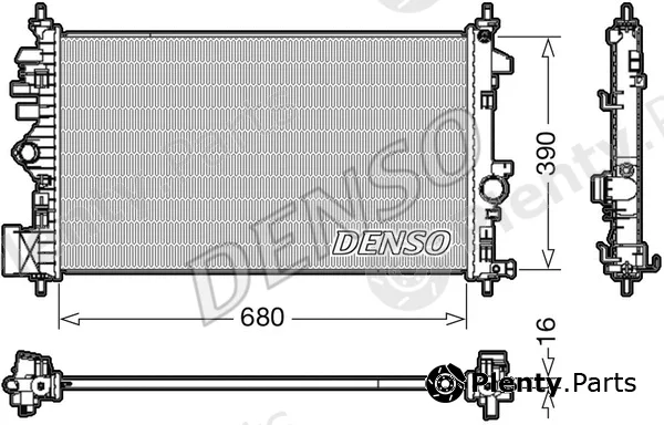 Denso DRM20110 — Radiator, engine cooling