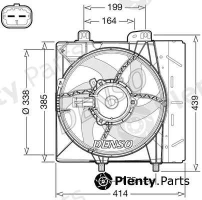 Denso DER07011 — Fan, engine cooling