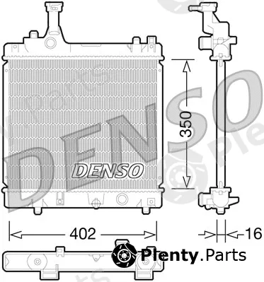 Denso DRM47026 — Radiator, engine cooling