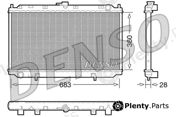 Denso DRM46010 — Radiator, engine cooling