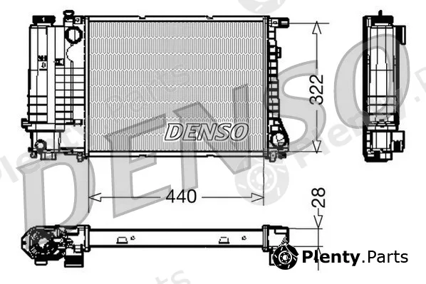 Denso DRM05042 — Radiator, engine cooling