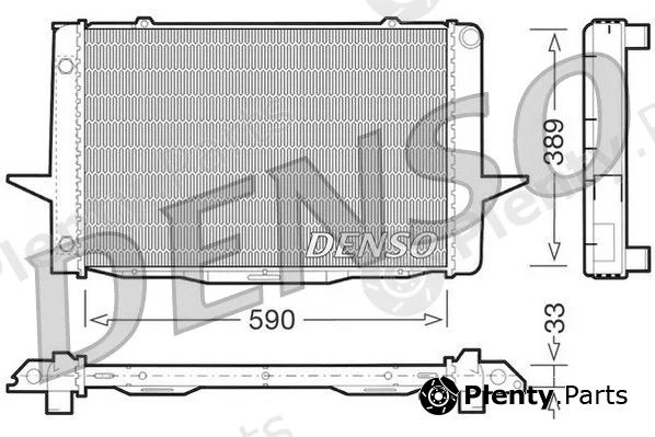 Denso DRM33041 — Radiator, engine cooling
