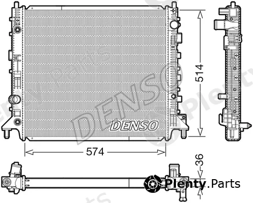 Denso DRM99013 — Radiator, engine cooling