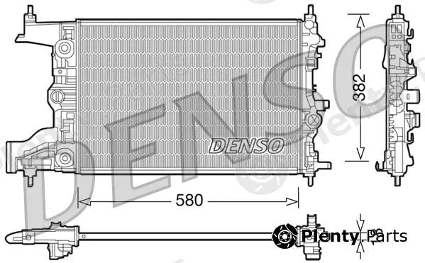 Denso DRM20099 — Radiator, engine cooling