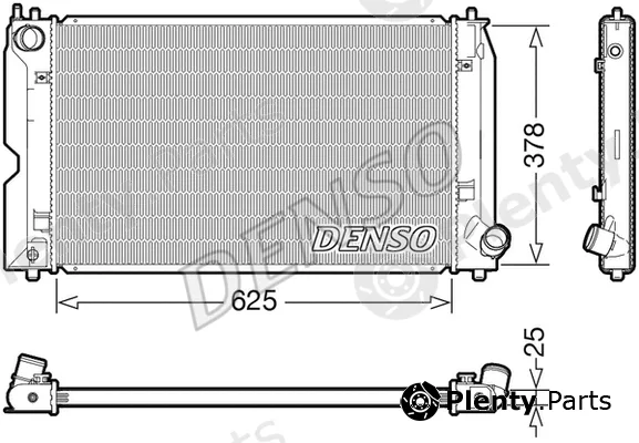 Denso DRM50127 — Radiator, engine cooling