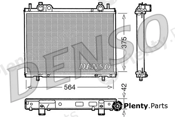 Denso DRM09035 — Radiator, engine cooling