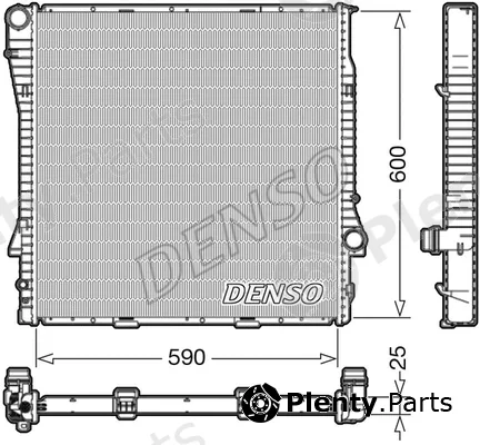 Denso DRM05113 — Radiator, engine cooling