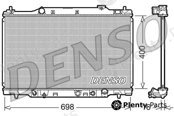 Denso DRM40016 — Radiator, engine cooling