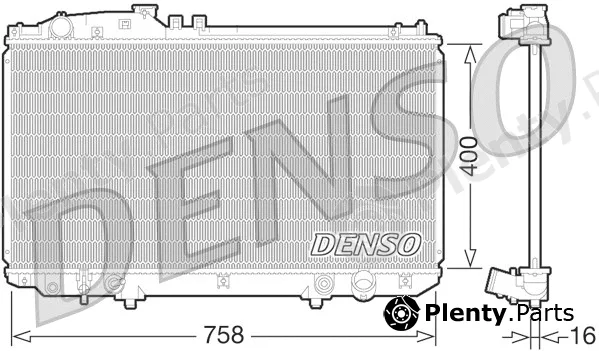 Denso DRM51009 — Radiator, engine cooling