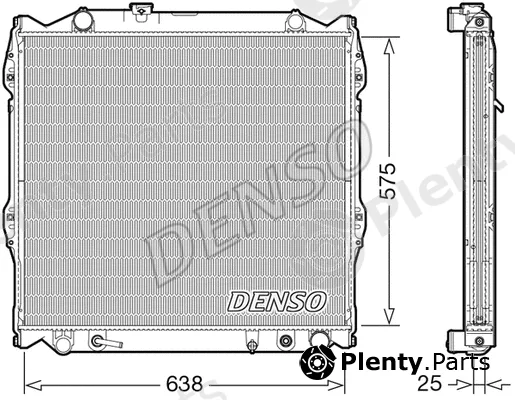 Denso DRM50138 — Radiator, engine cooling