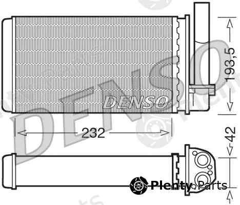Denso DRR21003 — Heat Exchanger, interior heating