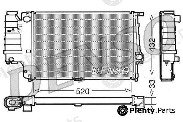Denso DRM05063 — Radiator, engine cooling