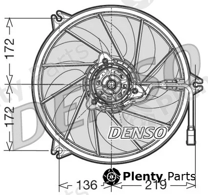 Denso DER21007 — Fan, engine cooling