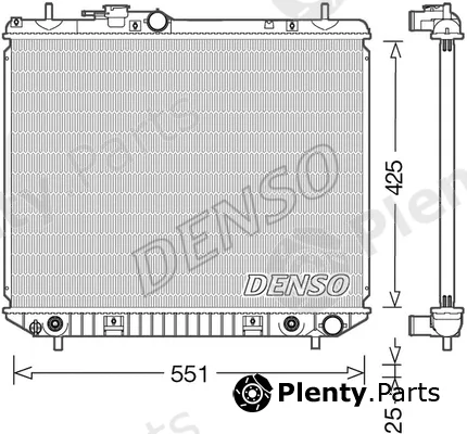 Denso DRM35005 — Radiator, engine cooling