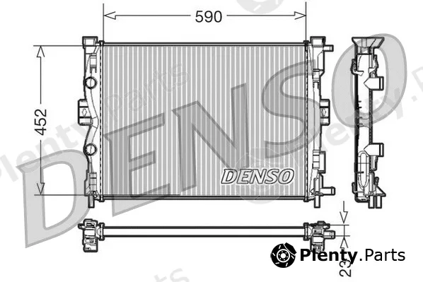 Denso DRM23055 — Radiator, engine cooling