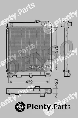 Denso DRM05030 — Radiator, engine cooling