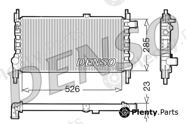Denso DRM20035 — Radiator, engine cooling