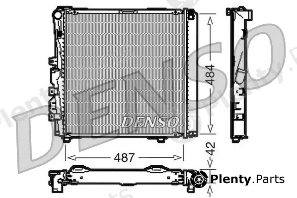 Denso DRM17053 — Radiator, engine cooling