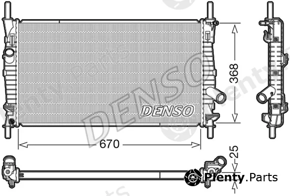 Denso DRM10004 — Radiator, engine cooling