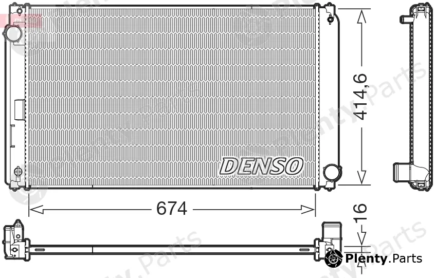 Denso DRM50149 — Radiator, engine cooling