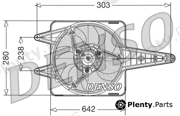 Denso DER09029 — Fan, engine cooling