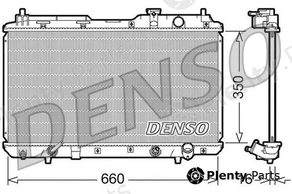 Denso DRM40010 — Radiator, engine cooling