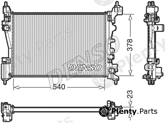Denso DRM20046 — Radiator, engine cooling