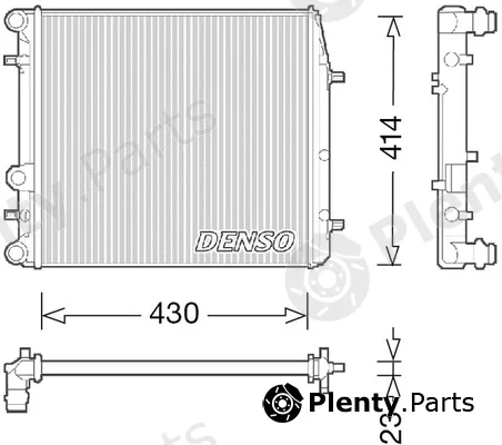 Denso DRM27006 — Radiator, engine cooling