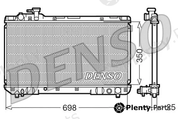 Denso DRM50020 — Radiator, engine cooling