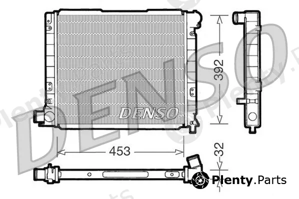 Denso DRM09053 — Radiator, engine cooling
