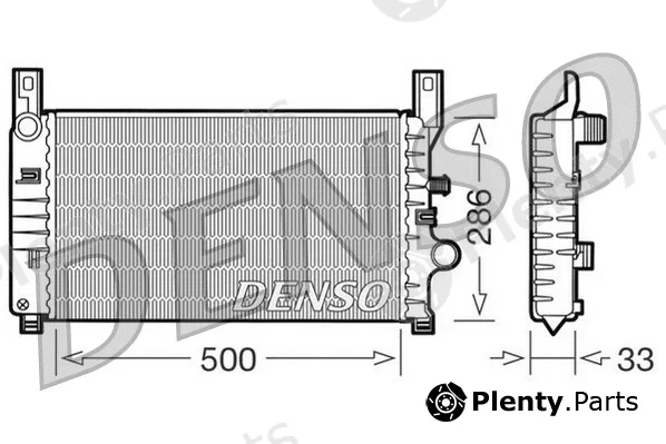 Denso DRM10034 — Radiator, engine cooling