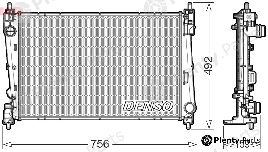 Denso DRM09178 — Radiator, engine cooling