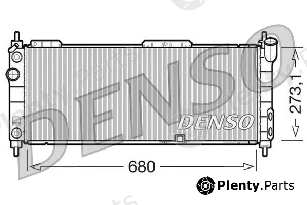 Denso DRM20043 — Radiator, engine cooling