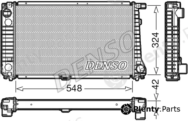 Denso DRM05016 — Radiator, engine cooling