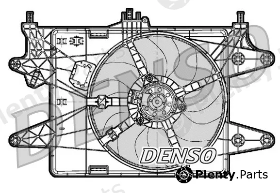 Denso DER09083 — Fan, engine cooling
