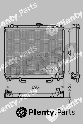 Denso DRM45015 — Radiator, engine cooling