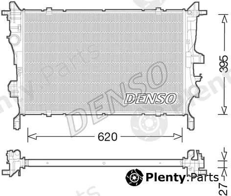 Denso DRM09045 — Radiator, engine cooling