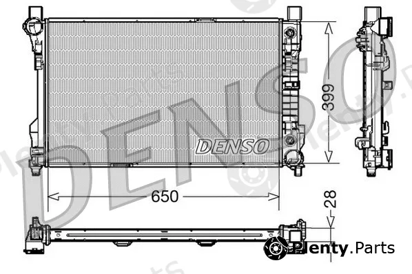 Denso DRM17079 — Radiator, engine cooling