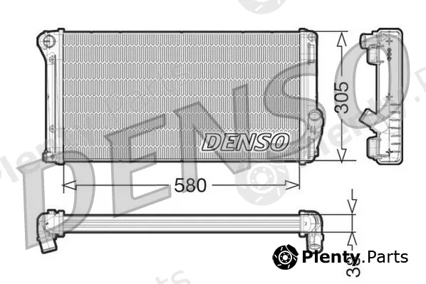 Denso DRM13020 — Radiator, engine cooling