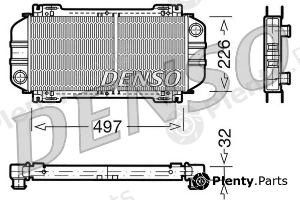Denso DRM10033 — Radiator, engine cooling