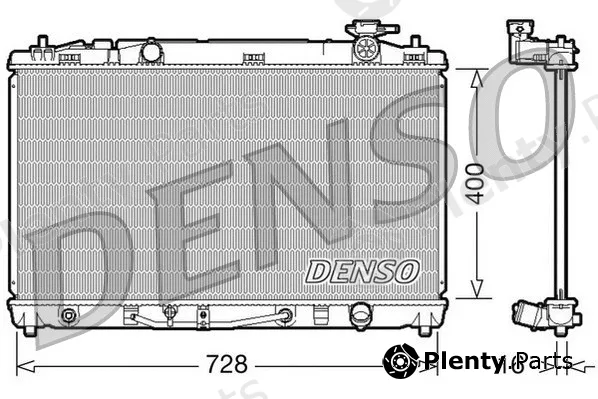 Denso DRM50042 — Radiator, engine cooling