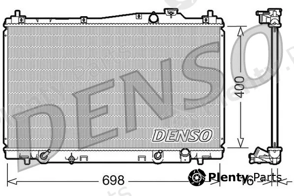 Denso DRM40017 — Radiator, engine cooling