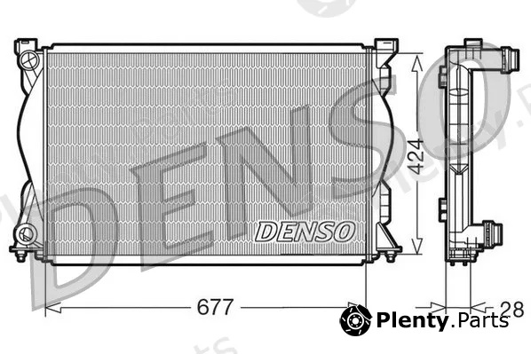 Denso DRM02036 — Radiator, engine cooling